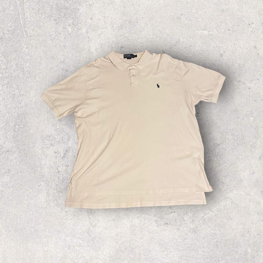 Vintage Polo By Ralph Lauren White Polo Shirt Men’s XXL